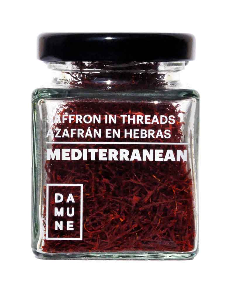 DAMUNE Saffron Threads Jar Mediterranean 8g 1 Mod 
