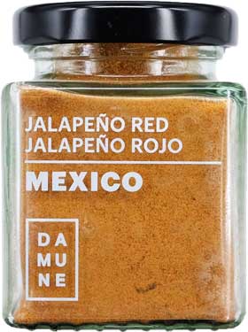 DAMUNE Chili Jalapeno Rot Pulver 45g