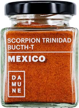 DAMUNE Chile Scorpion Trinidad Butch-T Molido 45g