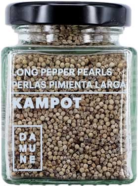 DAMUNE Perles de Poivre Long de Kampot Pot 60g