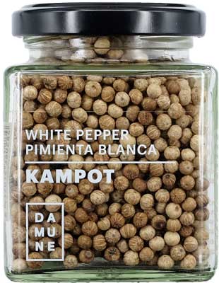 DAMUNE Weiss Pfeffer Kampot 120g 1