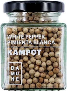 DAMUNE Weiss Pfeffer Kampot 60g 1