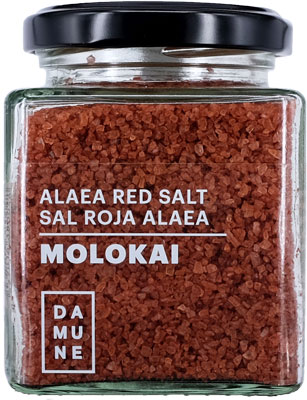 DAMUNE Rotes Salz Alaea Hawaii - Molokai 200g 1