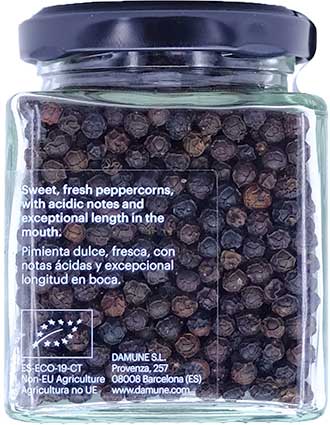 DAMUNE Bolovens Pepper Black Jar 100g 2