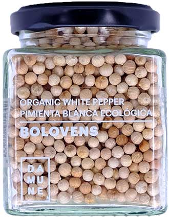 DAMUNE Bolovens Pepper White Jar 100g