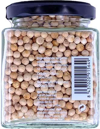 DAMUNE Bolovens Pepper White Jar 100g 4