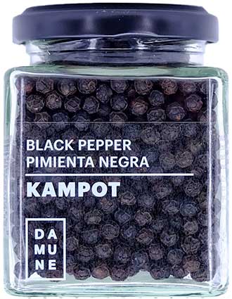 DAMUNE Kampot Pepper Black Jar 120g