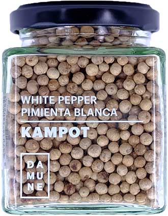 DAMUNE Kampot Pepper White 120g